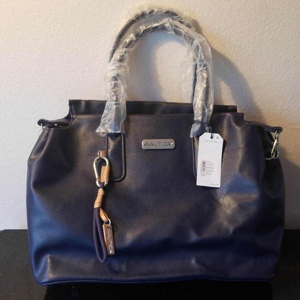 Nautica Navy Satchel